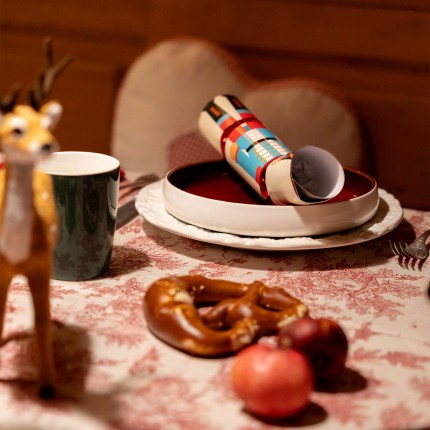 Assiettes creuses Colorino rouges 21cm set de 4 Kare Design