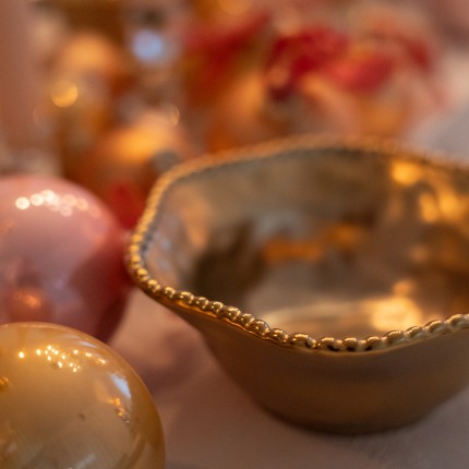 Kommen Bell goud Ø16cm (6/Set) Kare Design