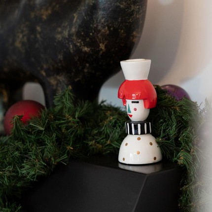 Candle Holder circus lady 16cm Kare Design
