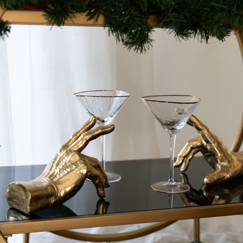 Golden hand bookends - Kare Design