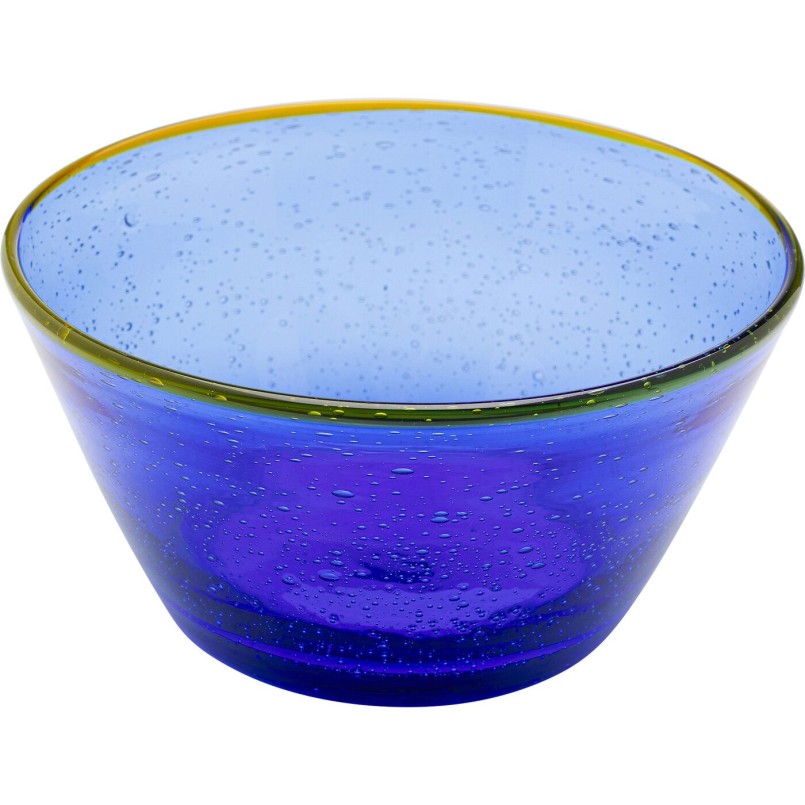 Coupe Bubbles bleu Ø14cm