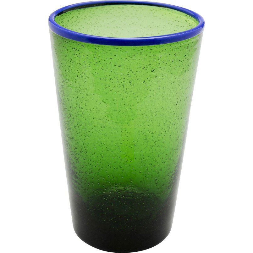 Verre à eau Bubbles vert 14cm