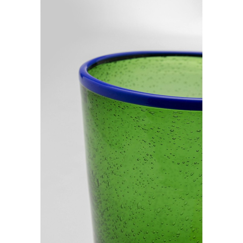 Verre à eau Bubbles vert 14cm