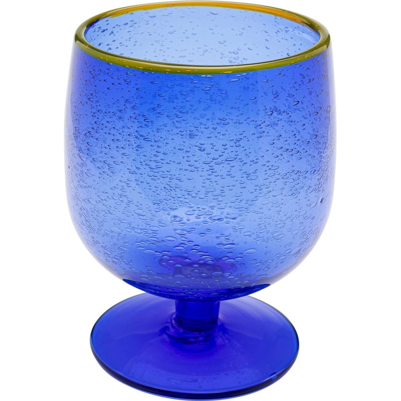 Verre à vin Bubbles bleu