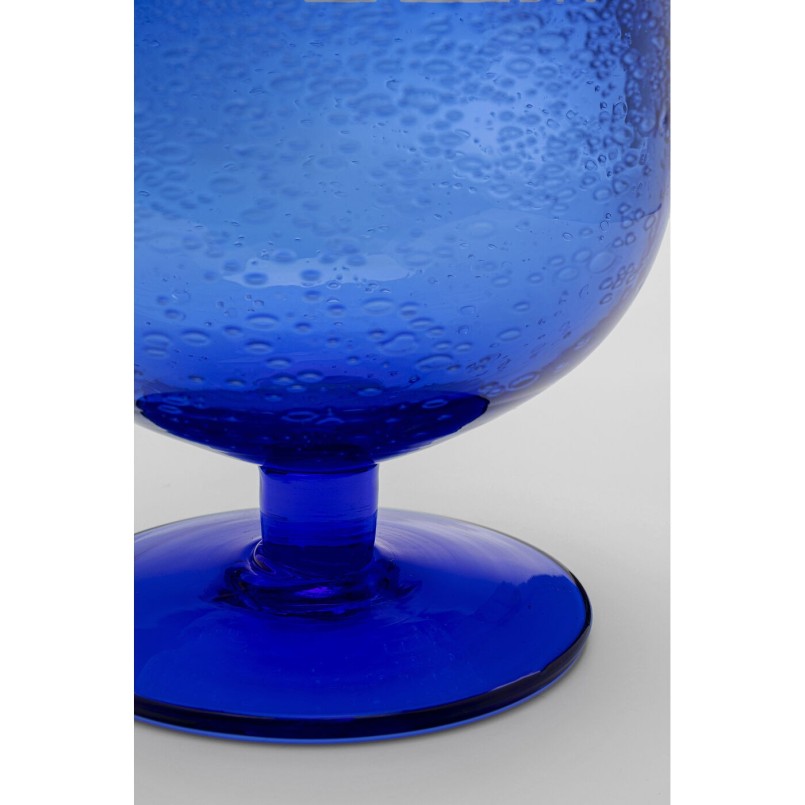 Verre à vin Bubbles bleu