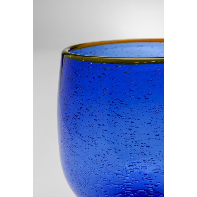 Verre à vin Bubbles bleu