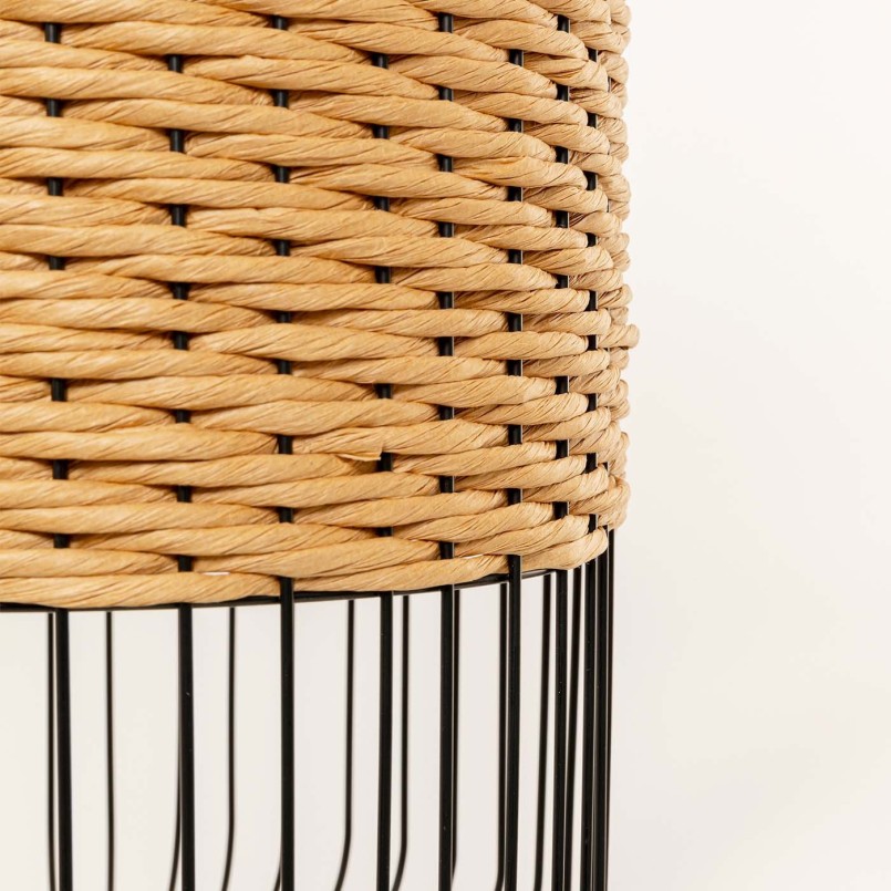 Suspension en rotin et acier - Aloha - Kare Design