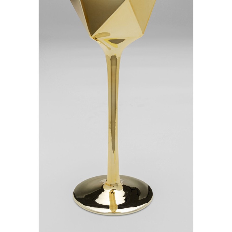 Verre à champagne Diamond Gold