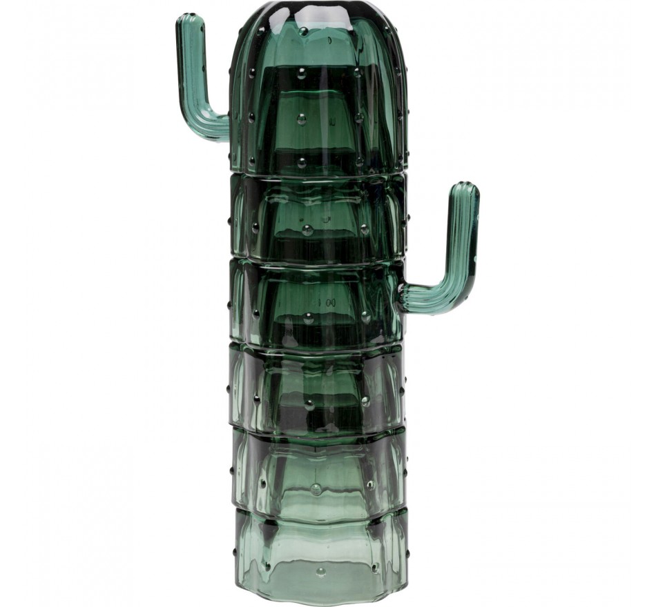 Waterglazen cactus (6/set) Kare Design