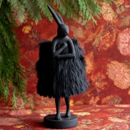 Lampe lapin noir poils longs - Animal - Kare Design