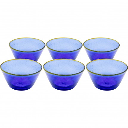 Bowl Bubbles blue (6/set) Kare Design