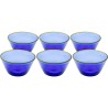 Bols bleus en verre - Bubbles - Kare Design