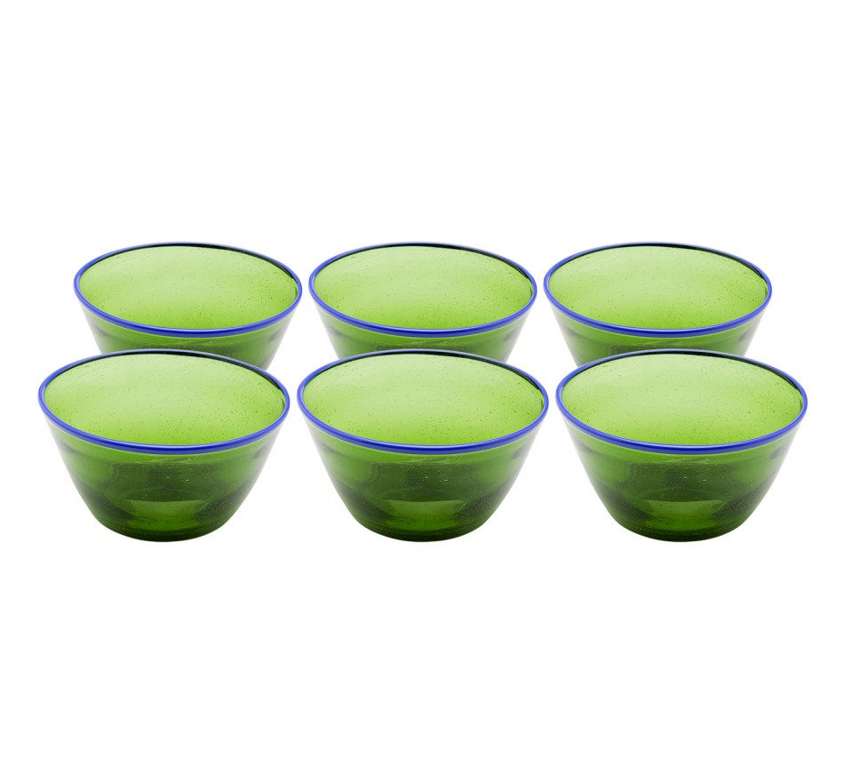 Kommen Bubbles groen (6/set) Kare Design