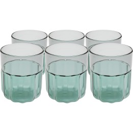 Verres à eau bleu-vert - Duetto -  Kare Design