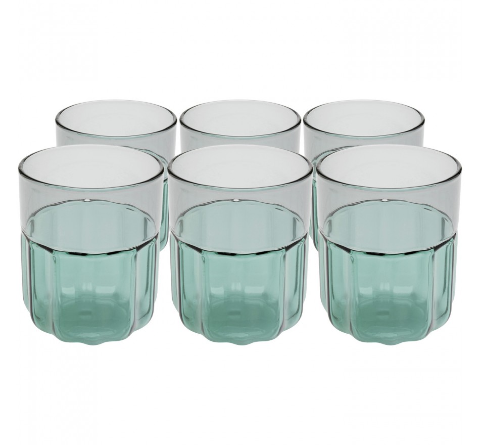 Water Glass Duetto (6/set) Kare Design