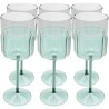 Verres à vin bleu-vert - Duetto - Kare Design