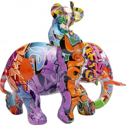 Woonaccessoires olifant Dumbo Uno graffiti Kare Design