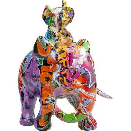 Woonaccessoires olifant Dumbo Uno graffiti Kare Design