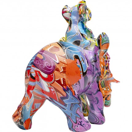 Woonaccessoires olifant Dumbo Uno graffiti Kare Design