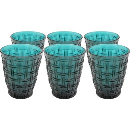 Water Glass Tissue blue (6/set) Kare Design