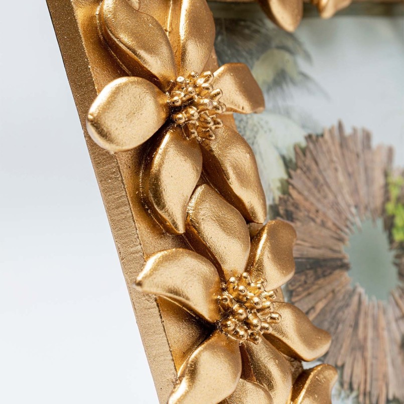 Gouden bloemen fotolijst - Kare Design