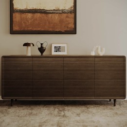 Buffet marron contemporain - Divine - Kare Design
