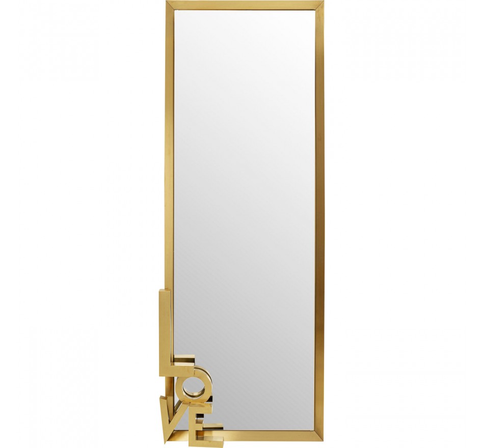 Spiegel Love 3D 200x70cm goud Kare Design