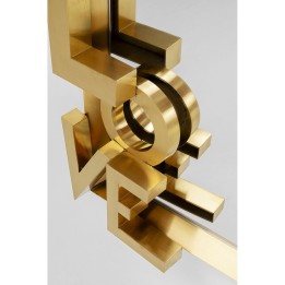 Miroir mural Love Letters 3D 70x200cm