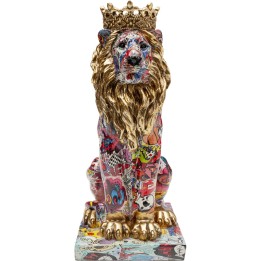 Figurine décorative Graffiti King Lion 29cm
