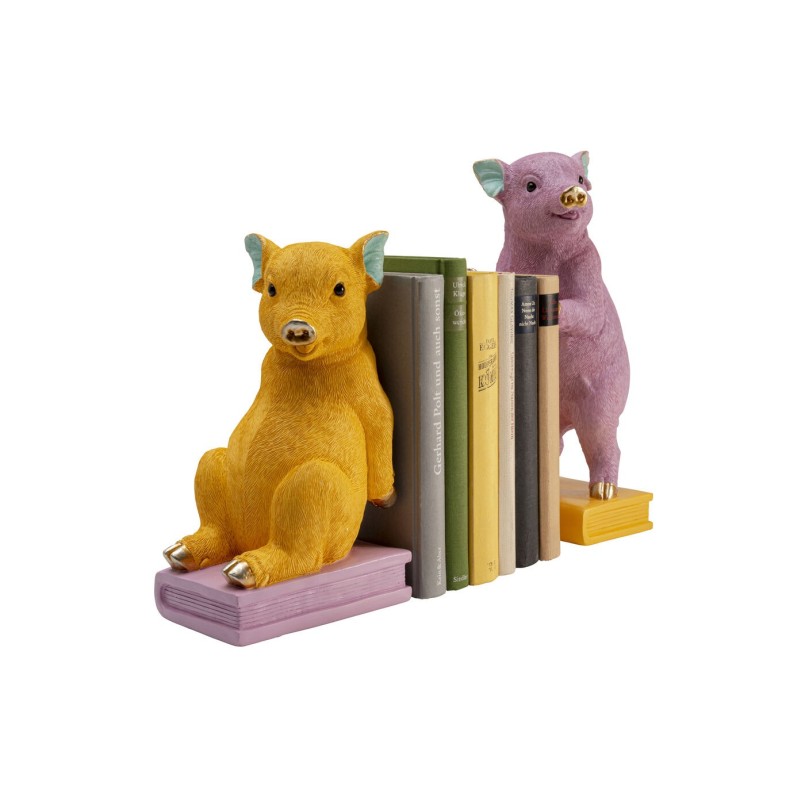 Serre-livres Pig Party (2/Set)