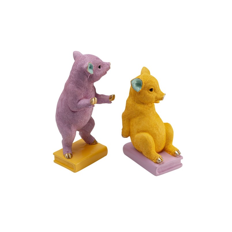 Serre-livres Pig Party (2/Set)