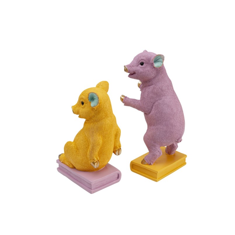 Serre-livres Pig Party (2/Set)