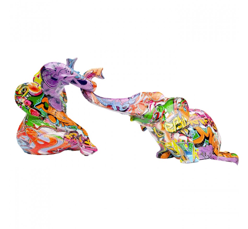 Woonaccessoires olifant Zirkus graffiti Kare Design