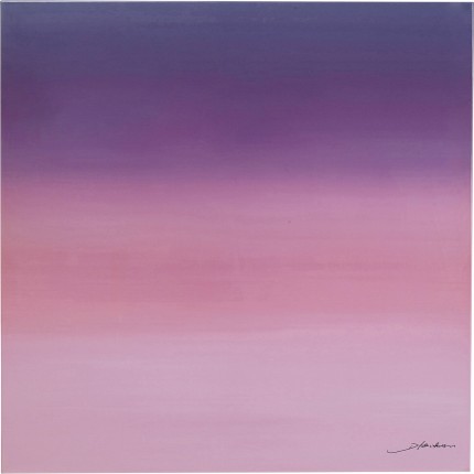 Schilderij Tendency 120x120cm paars Kare Design