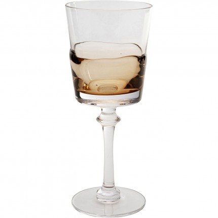 Wine Glass Mimi amber (4/set) Kare Design