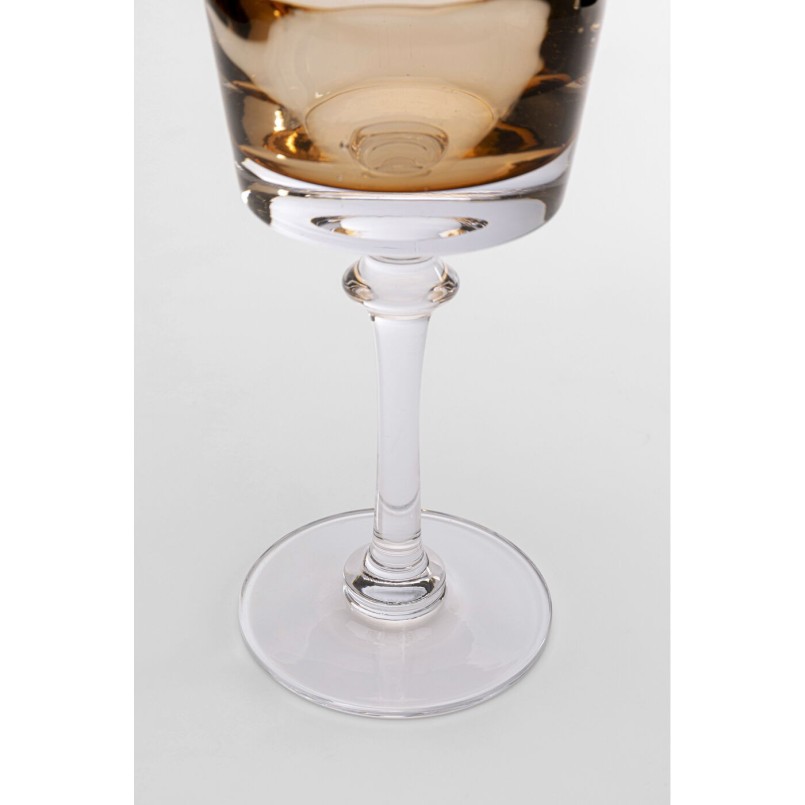 Verra à vin rouge Mimi Amber 21cm