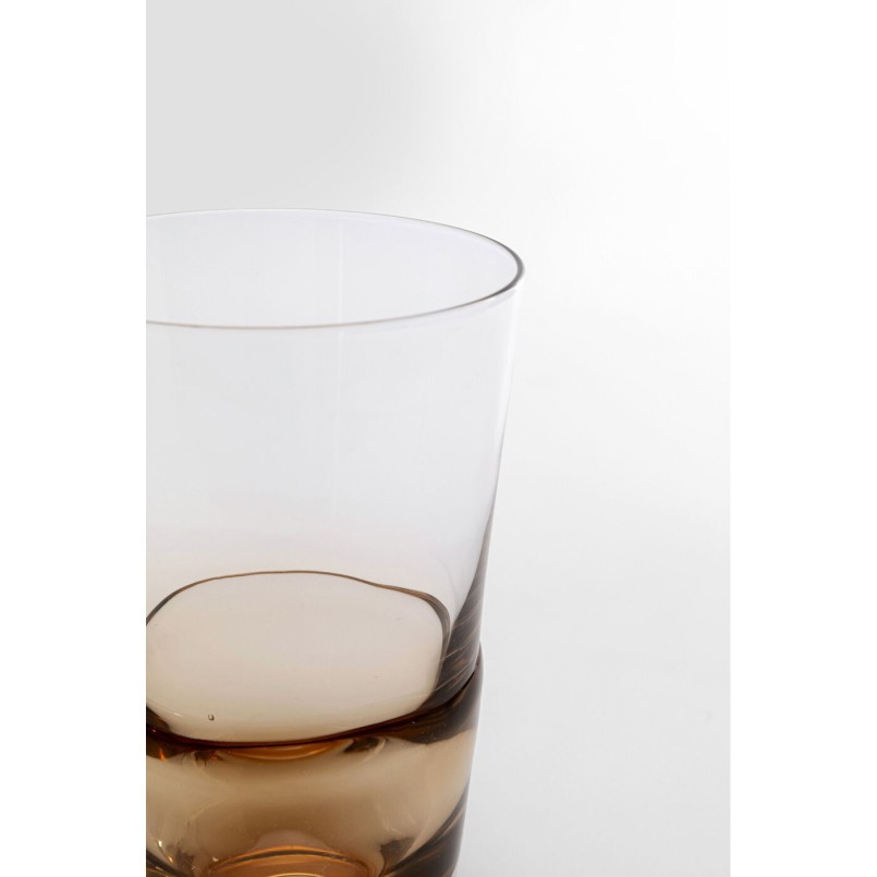 Verre à eau Mimi ambre 14cm
