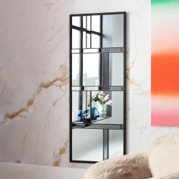 Black wall mirror - Brick - Kare Design