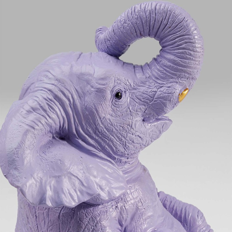 Serre-livres éléphant violet et rhinocéros rose - Kare Design
