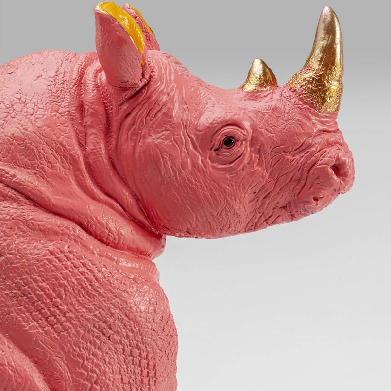 Serre-livres éléphant violet et rhinocéros rose - Kare Design