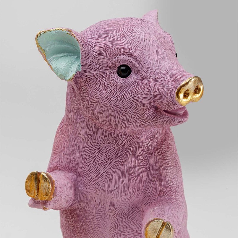 Serre-livres cochons jaunes et violets - Kare Design