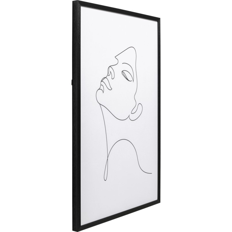 Tableau encadré Drawing Lady 63x93cm