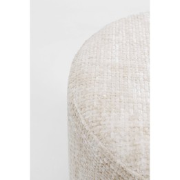 Tabouret Berry High silver beige Ø39cm