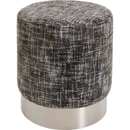 Tabouret Berry High silver gris Ø39cm
