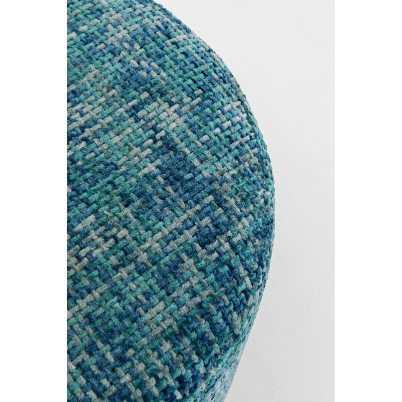 Tabouret Berry High silver bleu Ø39cm