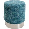 Tabouret Berry High silver bleu Ø39cm