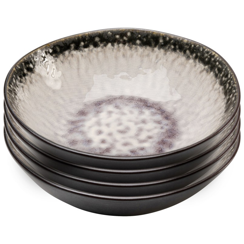 Kommen Soho grijs Ø18cm (4/set) Kare Design