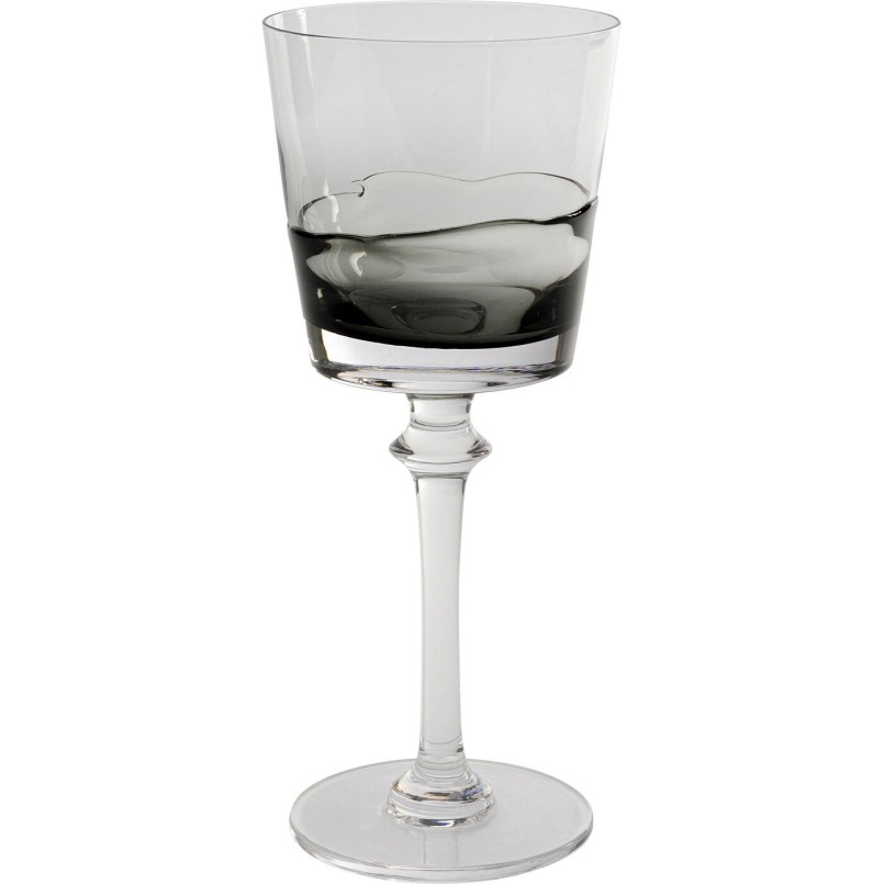 Verre à vin rouge Mimi gris 21cm