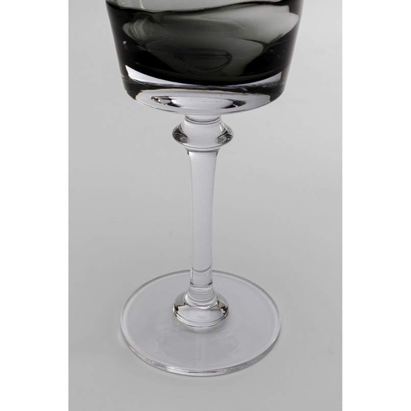 Verre à vin rouge Mimi gris 21cm