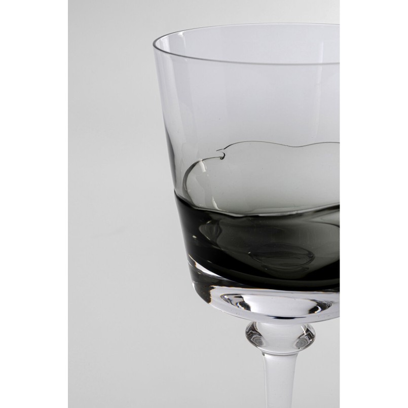 Verre à vin rouge Mimi gris 21cm